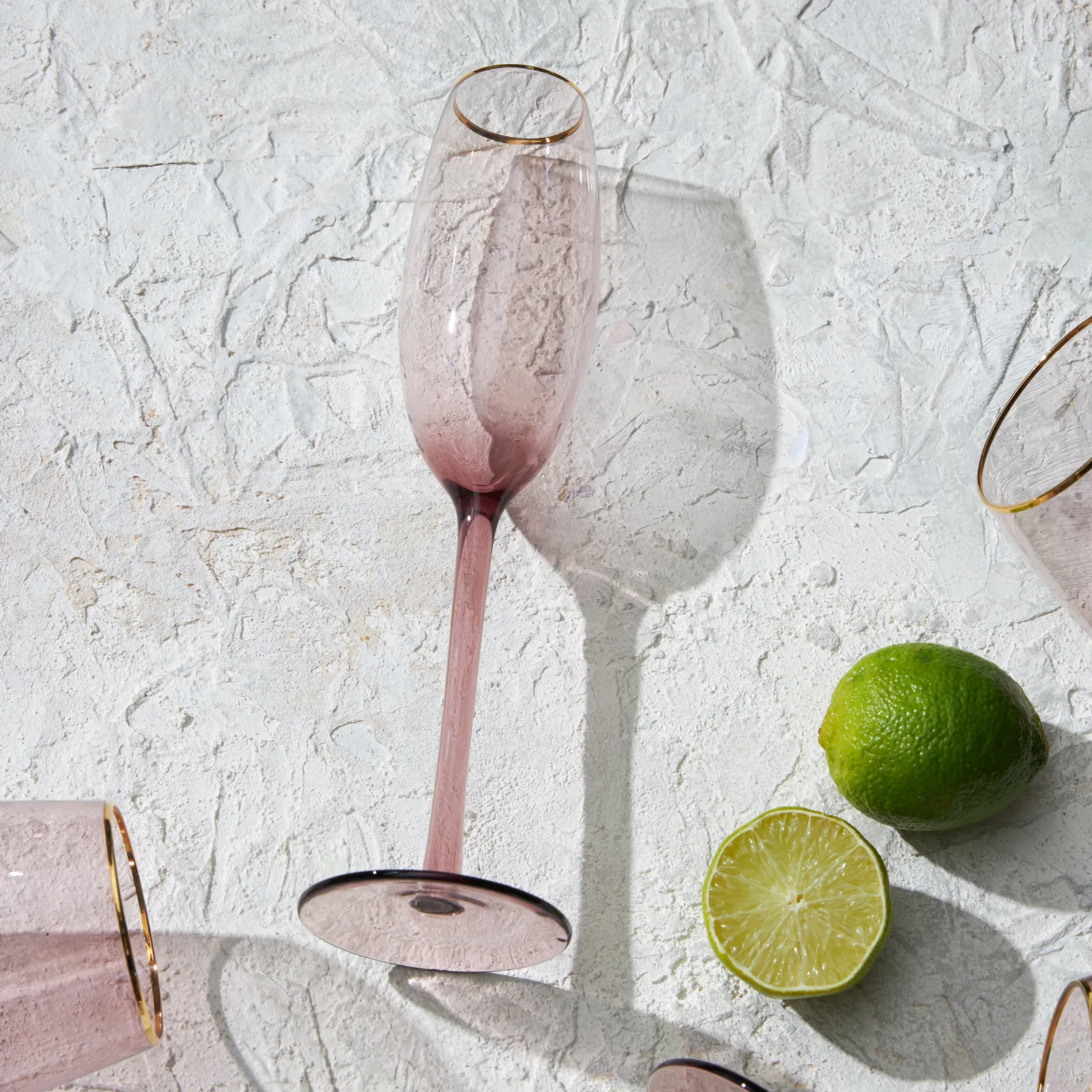 Karaca Azalea champagneglas 220 ml, paars - Image 3