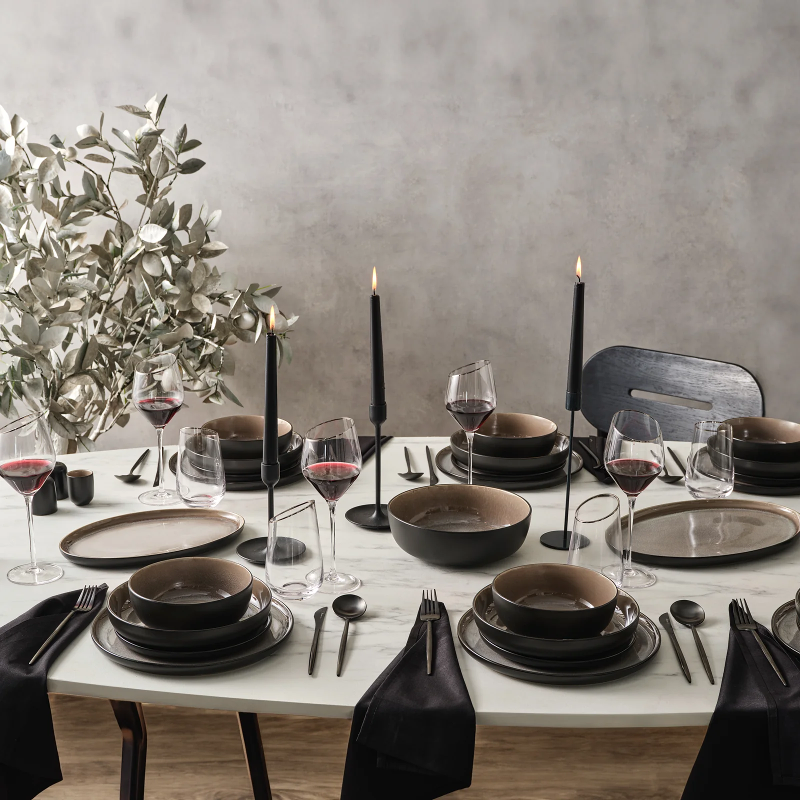 Karaca Earth Collection Mercure 59-Delige 12-Persoons Serviesset - Image 3