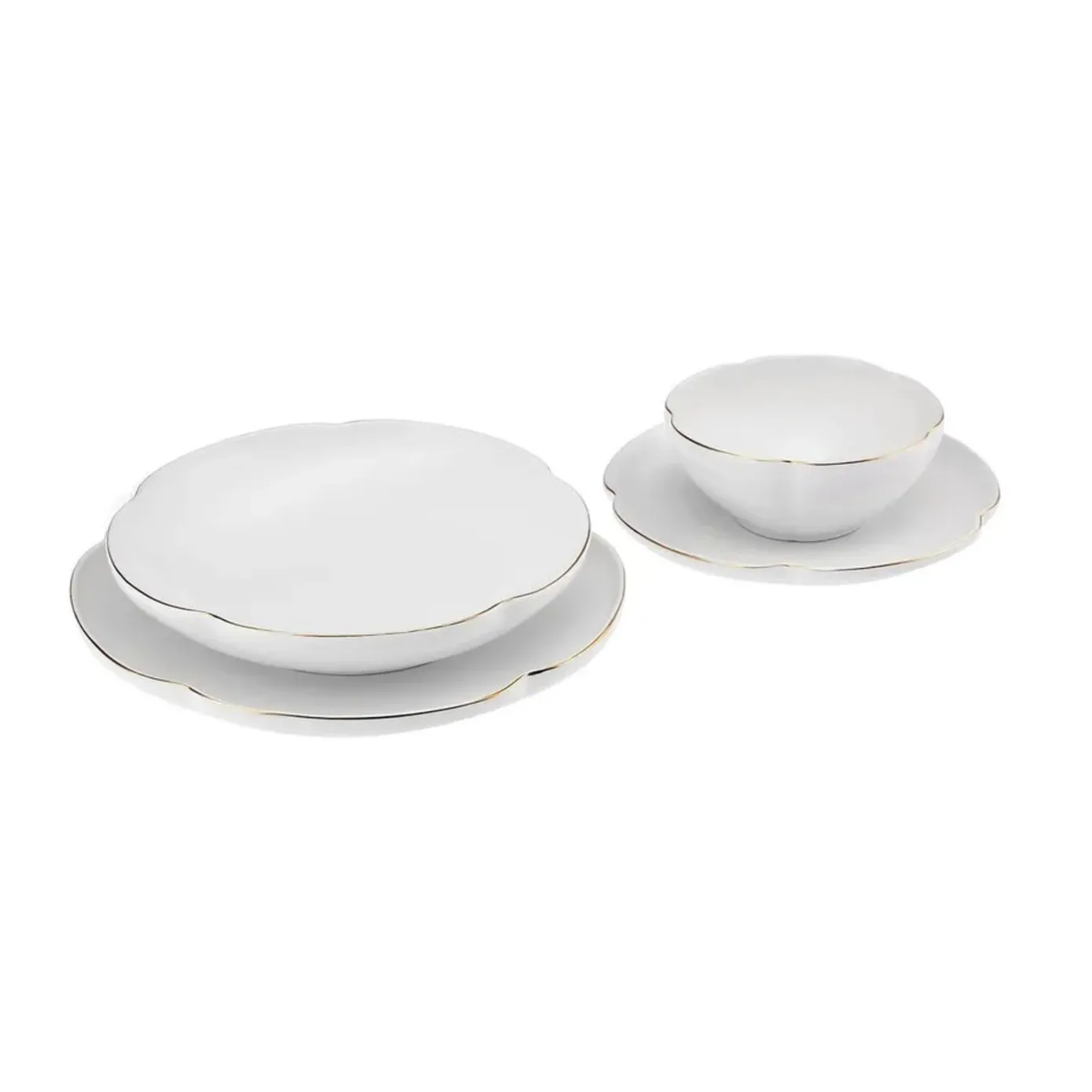 Karaca Flora Porseleinen Dinerset, 6 Persoons, 24 Delig - Image 6