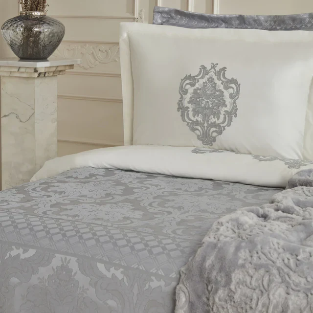 Karaca Home Tuğba 8-Delig Privé Bruidsset Zilver - Image 2