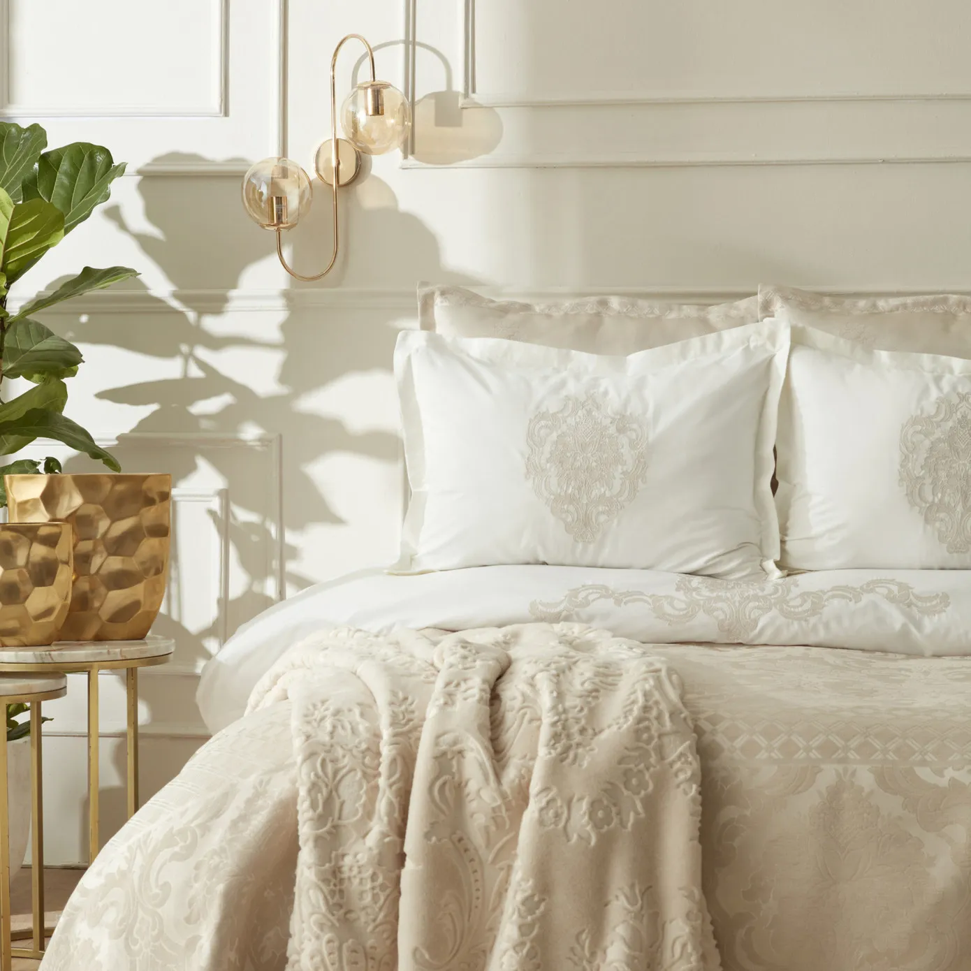 Karaca Home Tuğba privé bruidsschat set goud, 8-delig - Image 4
