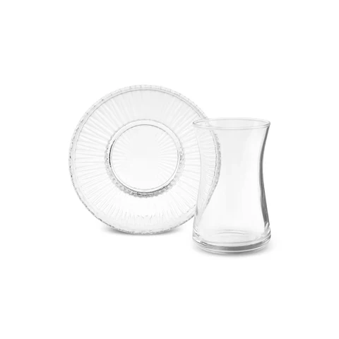Karaca Lily Glazen Schotel, 12 cm, Transparant