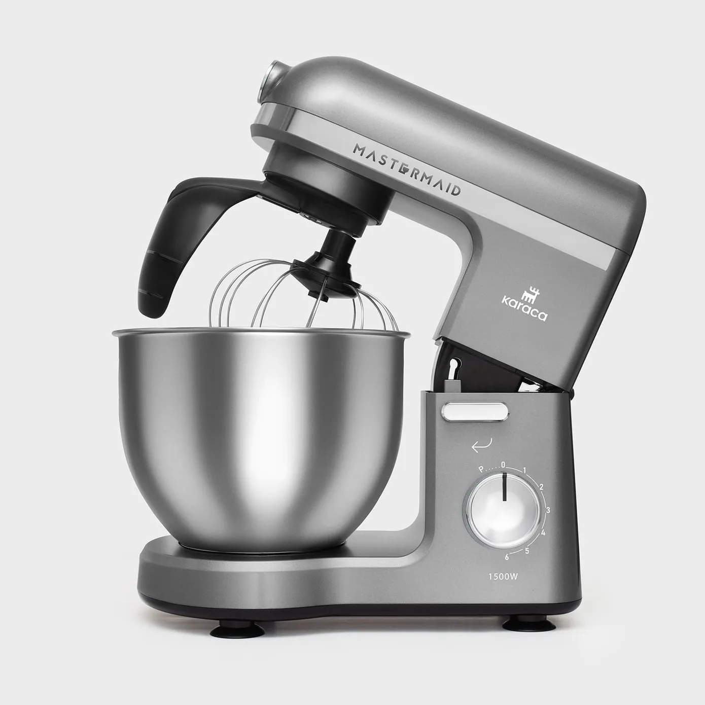 Karaca Mastermaid Chef Pro dubbelarmige keukenmachine 1500 W, ruimtegrijs - Image 6