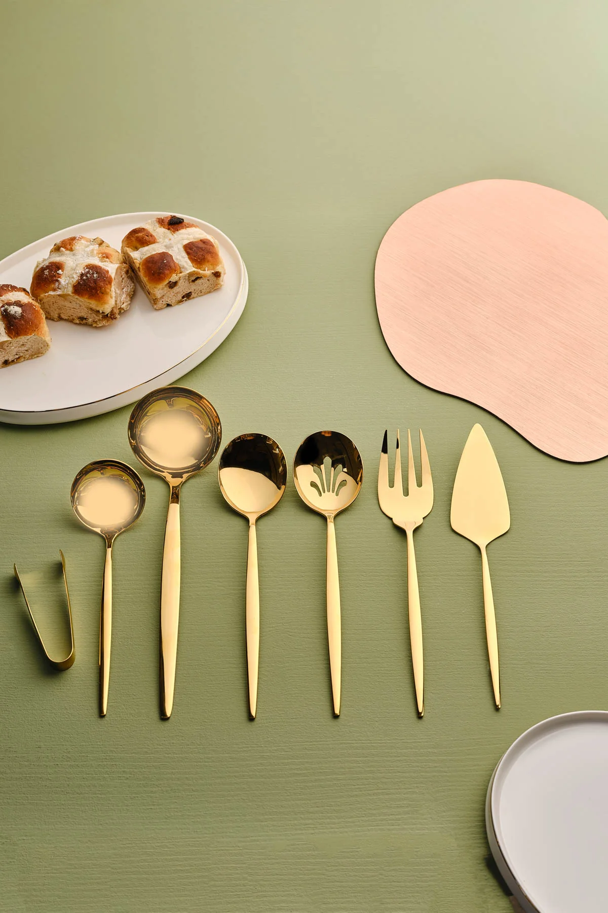 Karaca Orion Shiny Gold 7-delig Service Set - Image 2