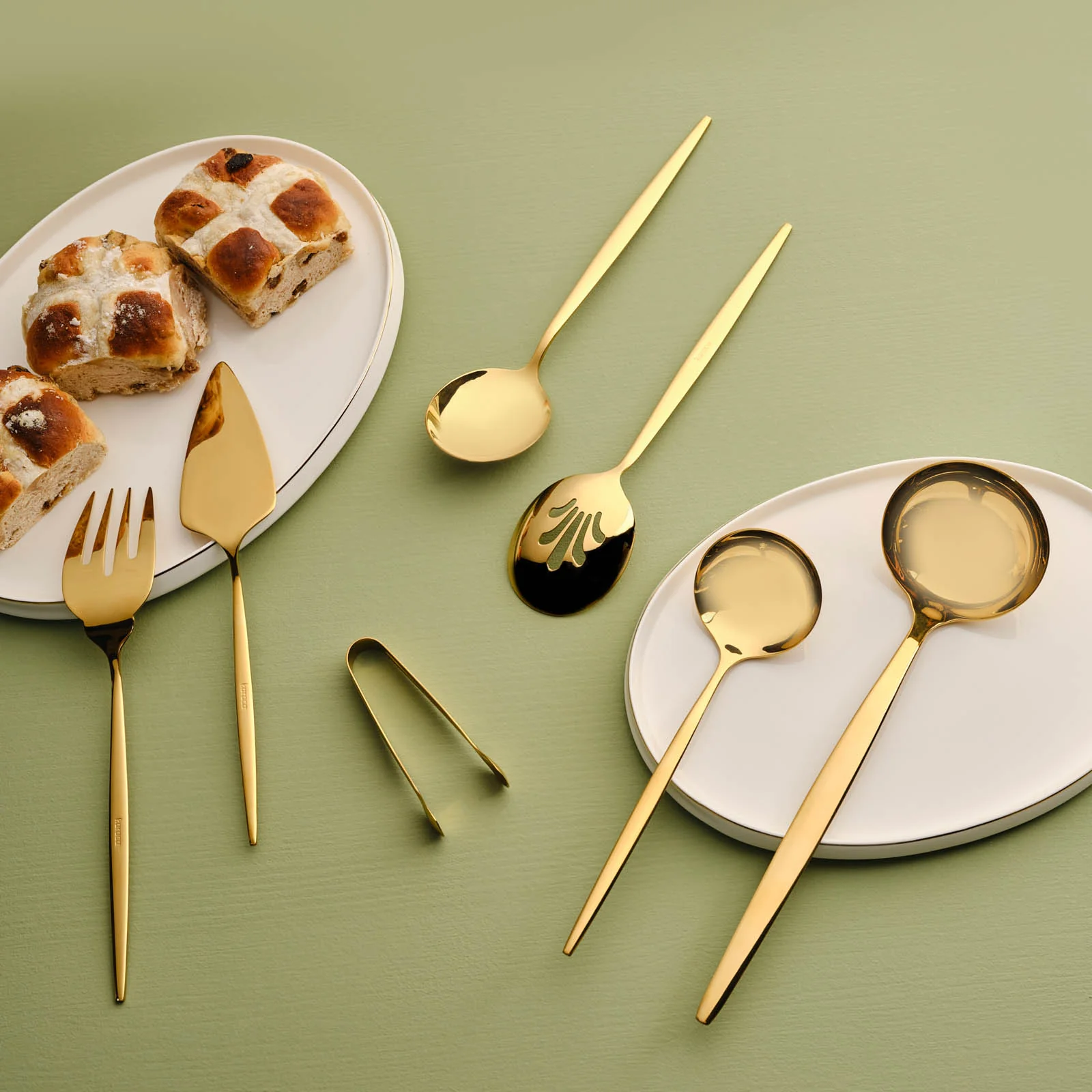 Karaca Orion Shiny Gold 7-delig Service Set - Image 4