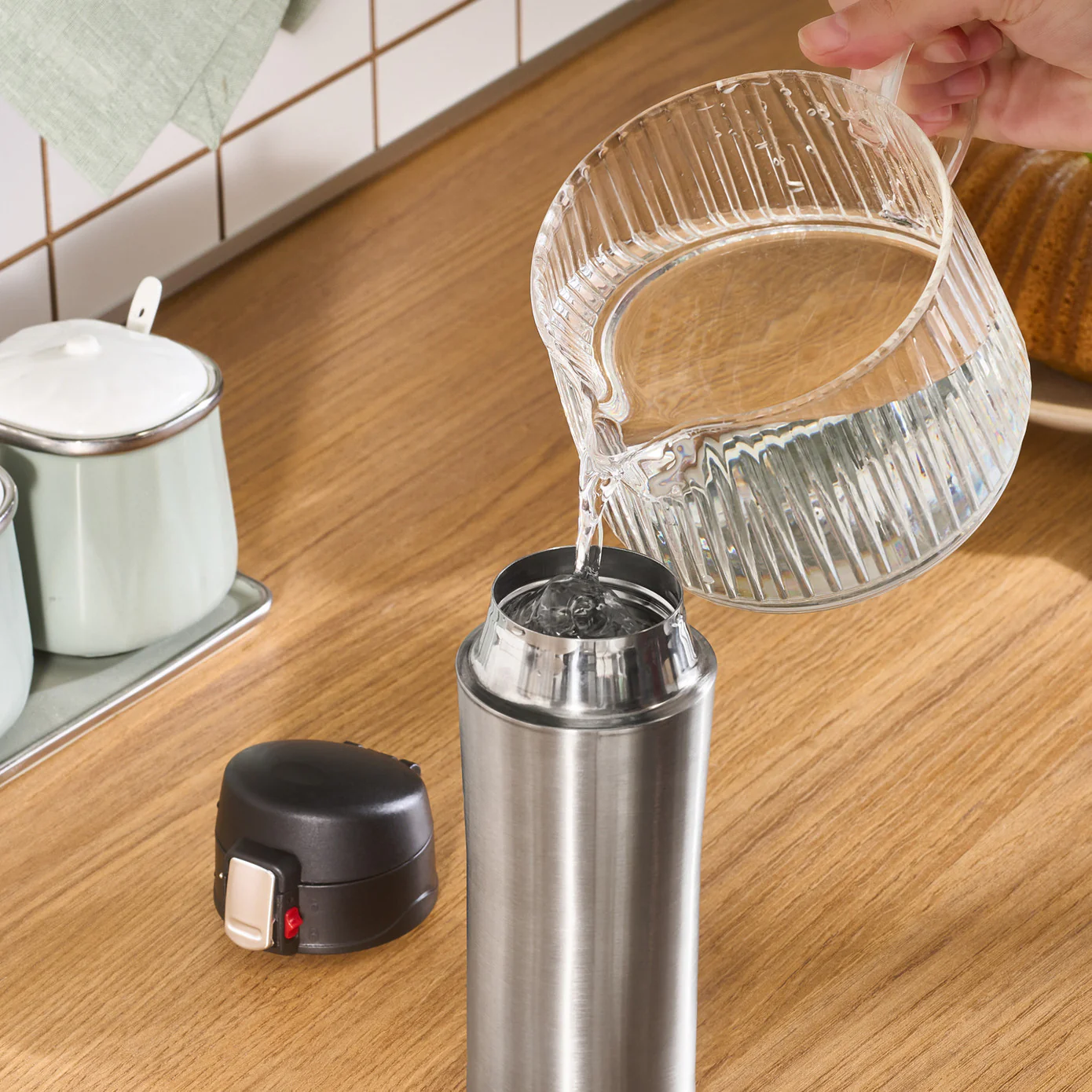 Karaca Pluton Roestvrijstalen Lekkagevrije Thermos Inox 450 ml - Image 4