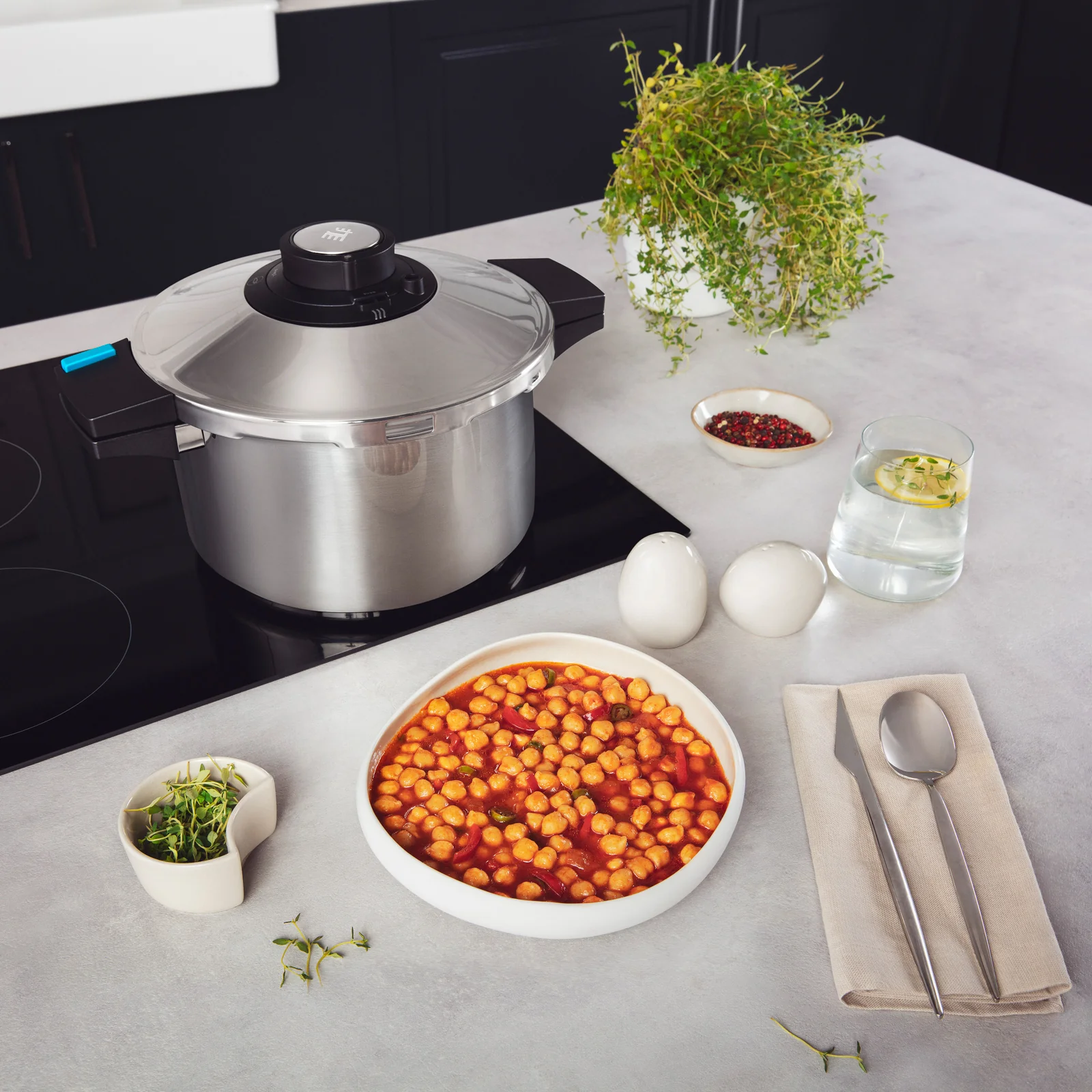 Karaca Quick and Safe Induction Based Snelkookpannen 6+8 Lt - Image 11