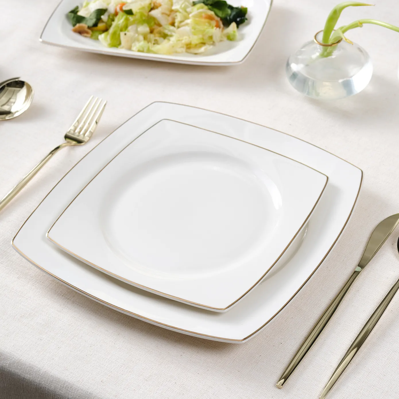 Karaca Vesta Gold 12-persoons Servies Set, 52-delig - Image 6