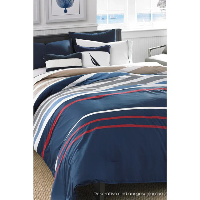 Nautica Bradford Dekbedovertrekset Eenpersoons, 135x200, 80x80 - Image 11