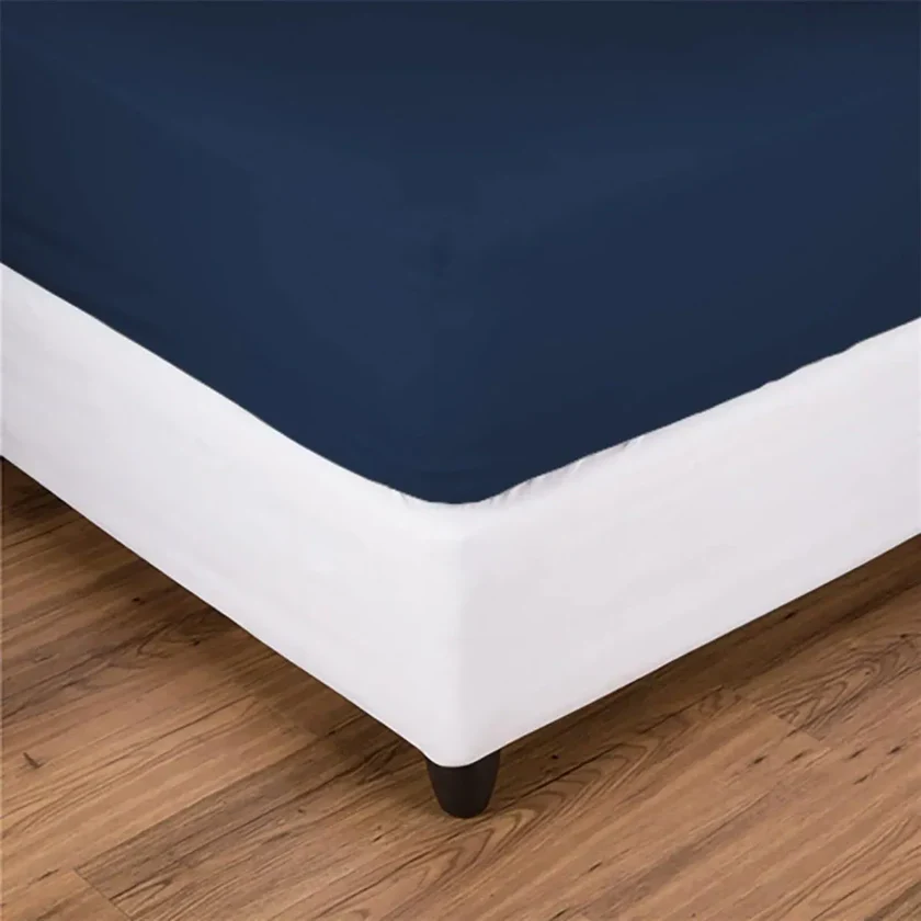 Nautica Jersey Hoeslaken, Marineblauw, 100x200cm - Image 2